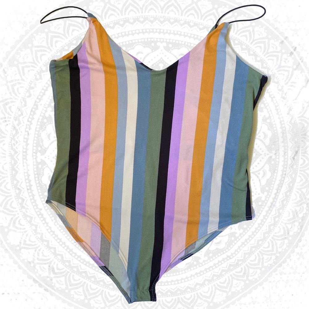 2/$20 gaze Bodysuit Tank Top One-Piece Soft Stretchy Bathing Suit Spanx Playsuit